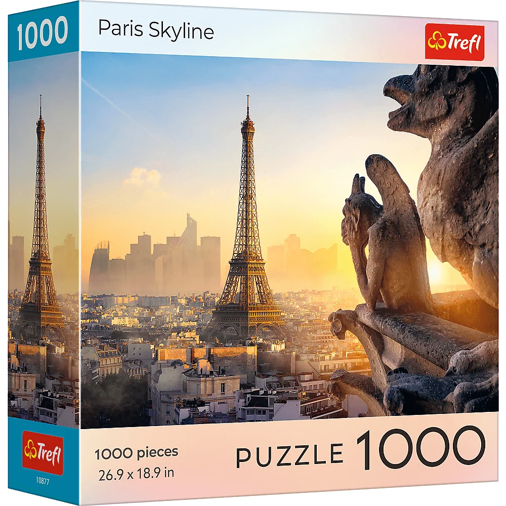 Sunset Paris Skyline