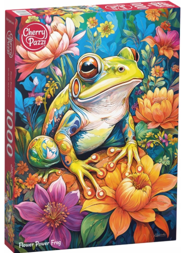 Flower Power Frog