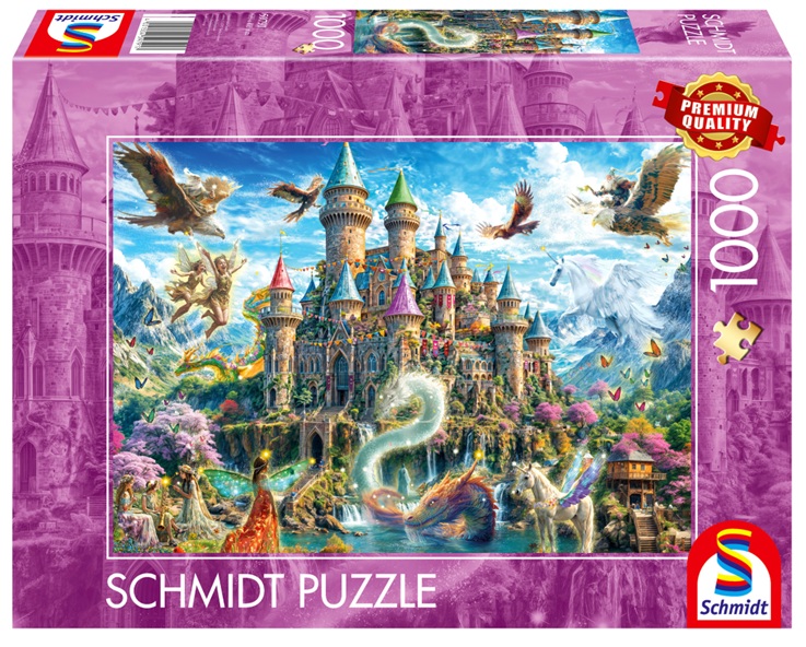 Fairytale Castle in the Realm of Fantasy