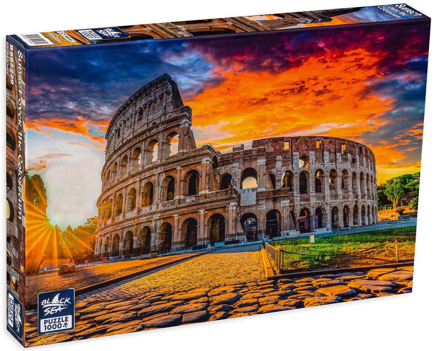 Sunset over the Colosseum