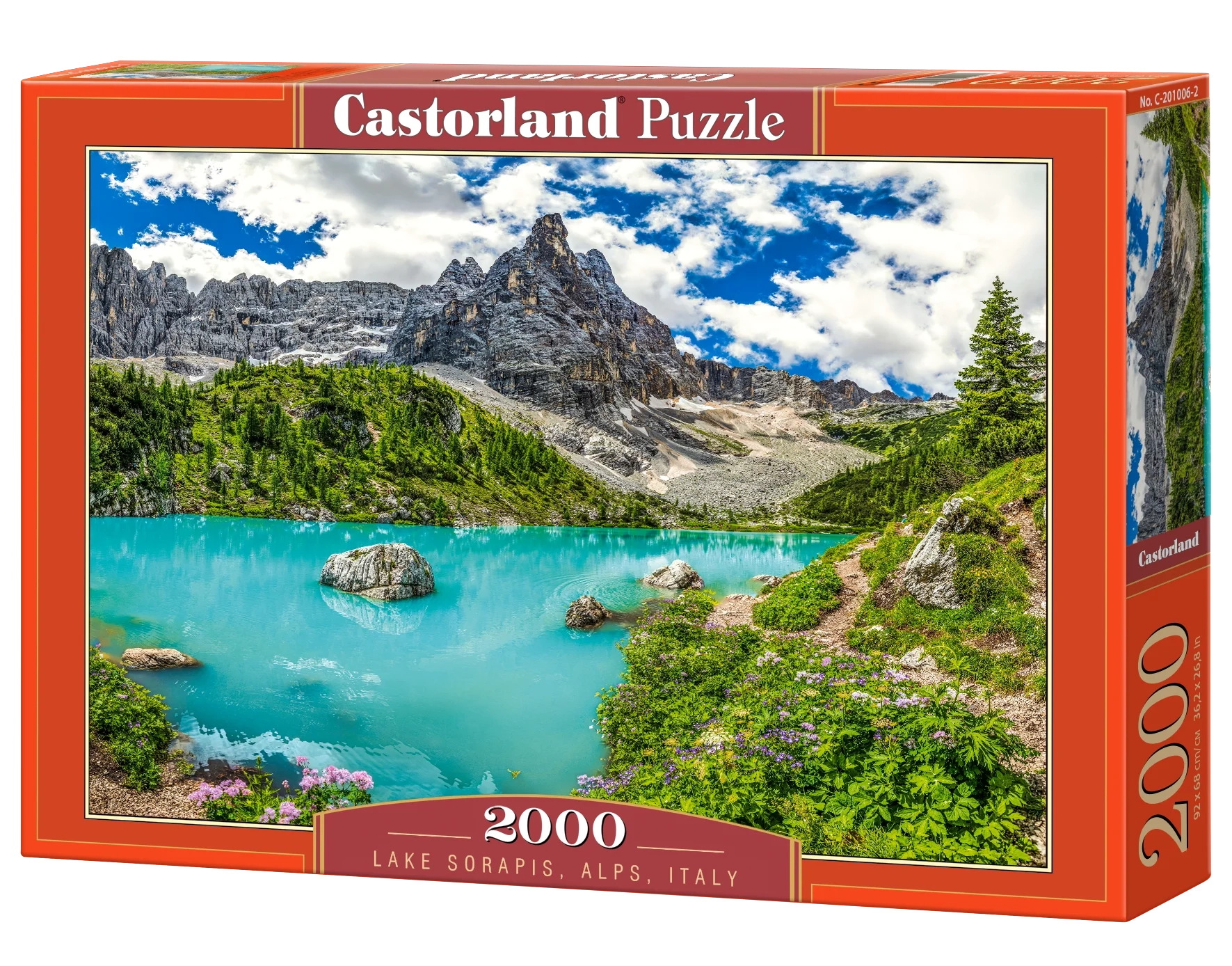 Lake Sorapis, Alps, Italy