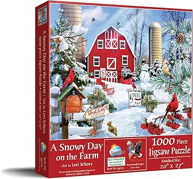 A Snowy Day on the Farm