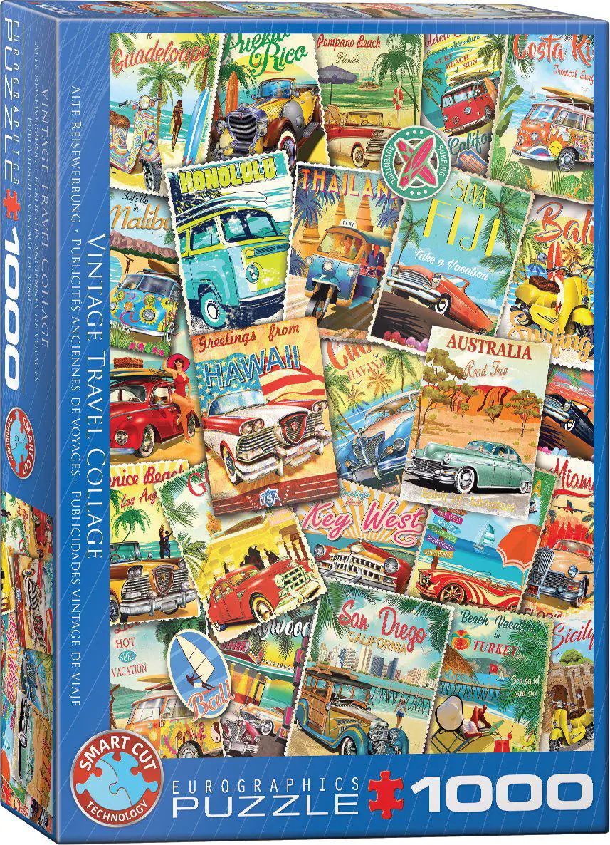 Vintage Travel Collage