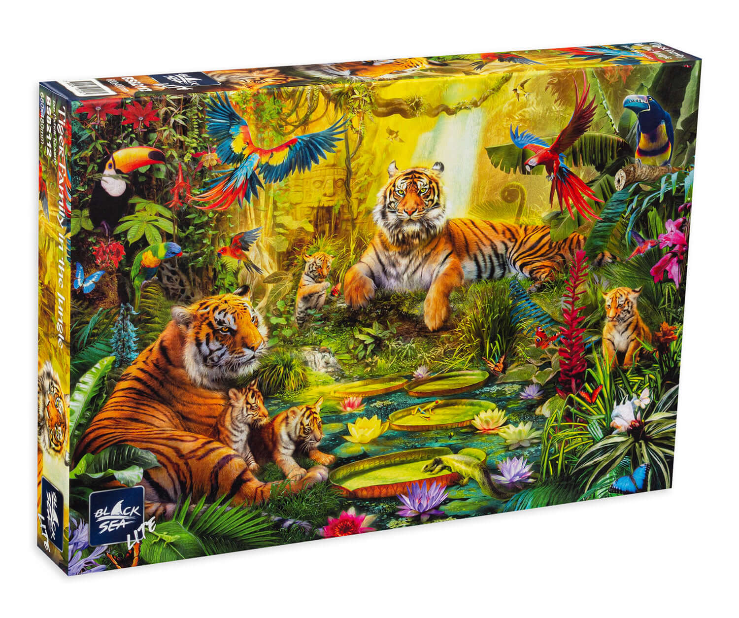 Tiger Family in the Jungle