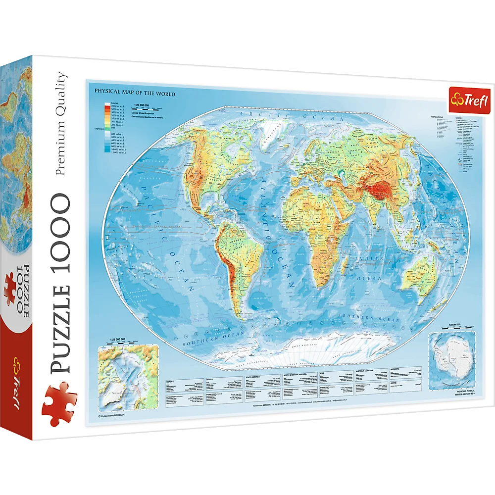 Physical Map of the World