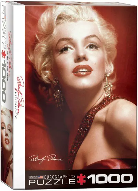 Marylin Monroe Red Portrait