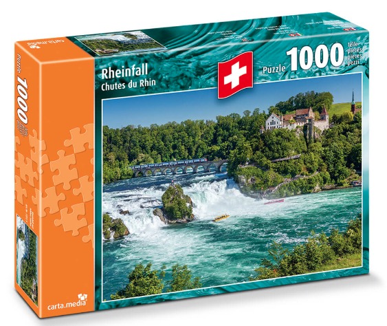 Rhine Falls With Laufen Castle