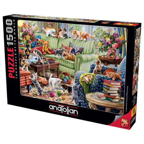 Kittens in the Living Room