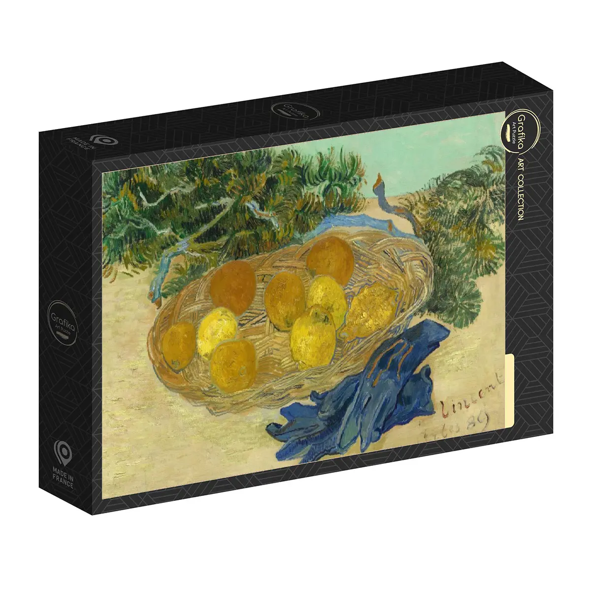 Still Life of Oranges and Lemons With Blue Gloves, 1889