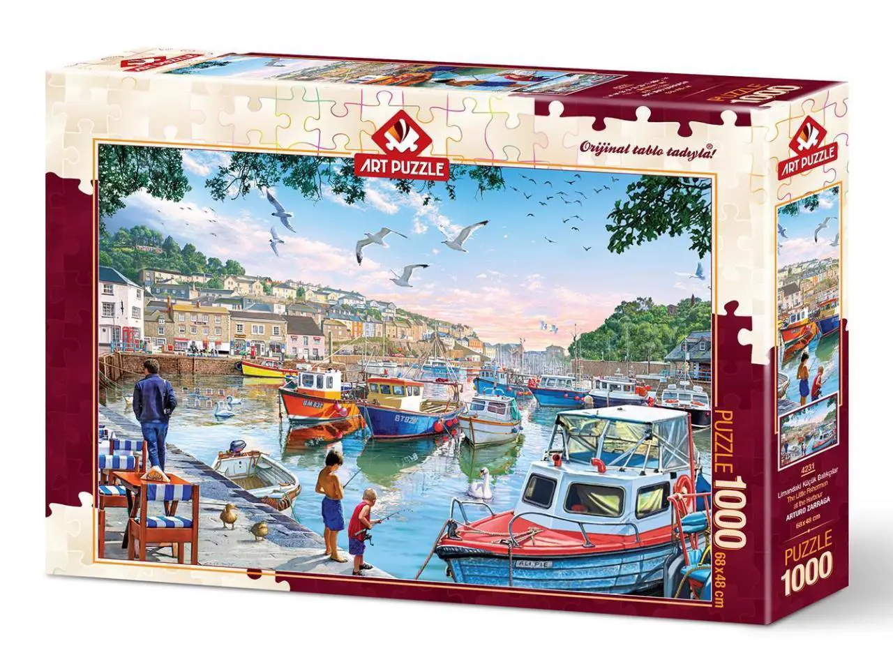 The Little Fishermen at the Harbour