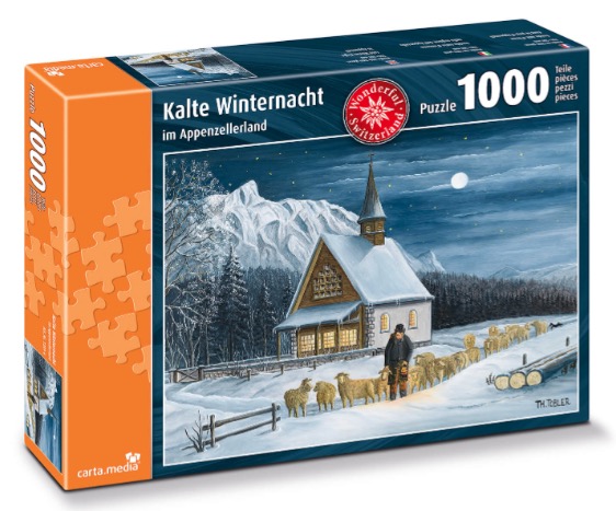 Cold Winter Night in Appenzellerland