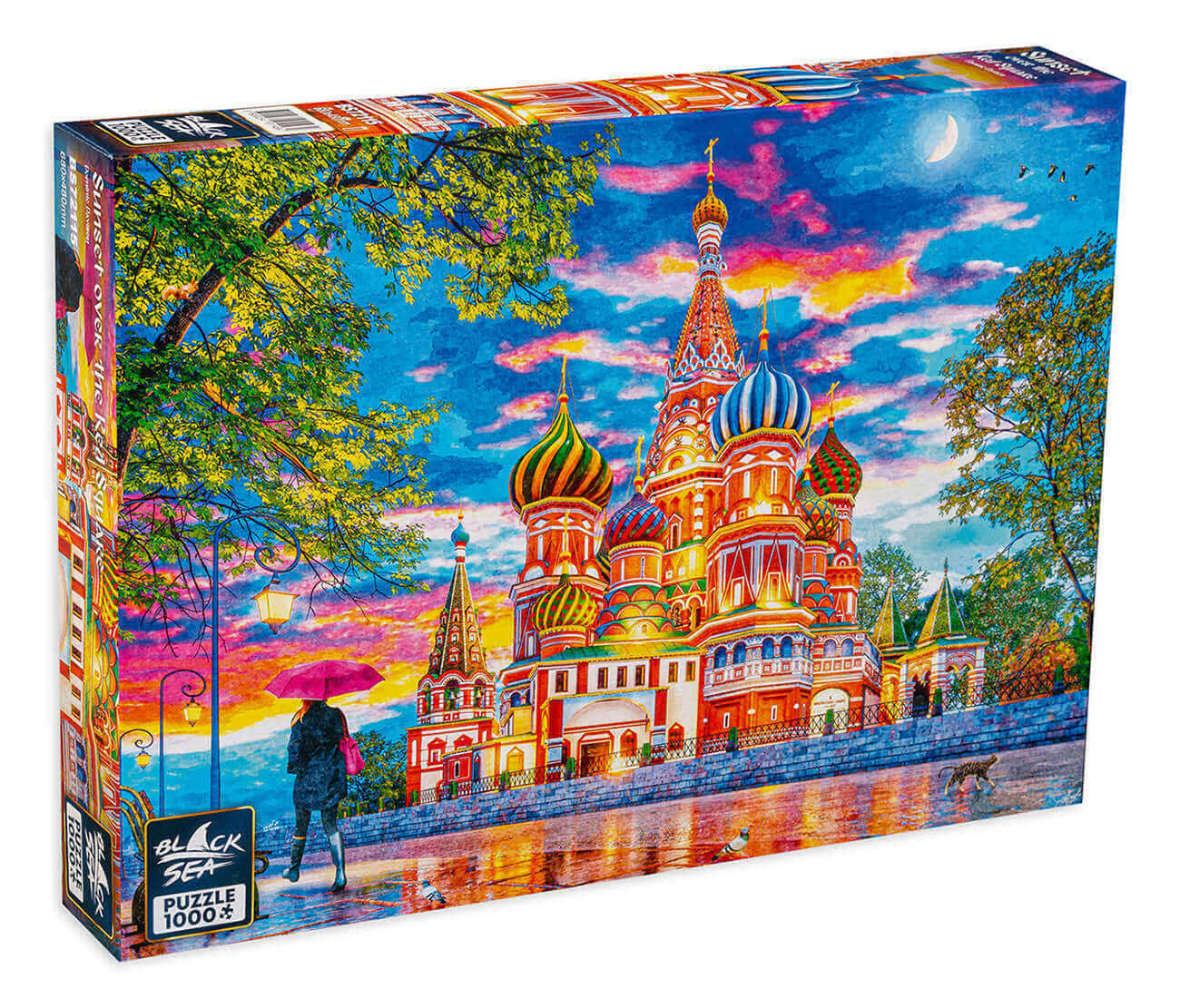 Sunset over the Red Square