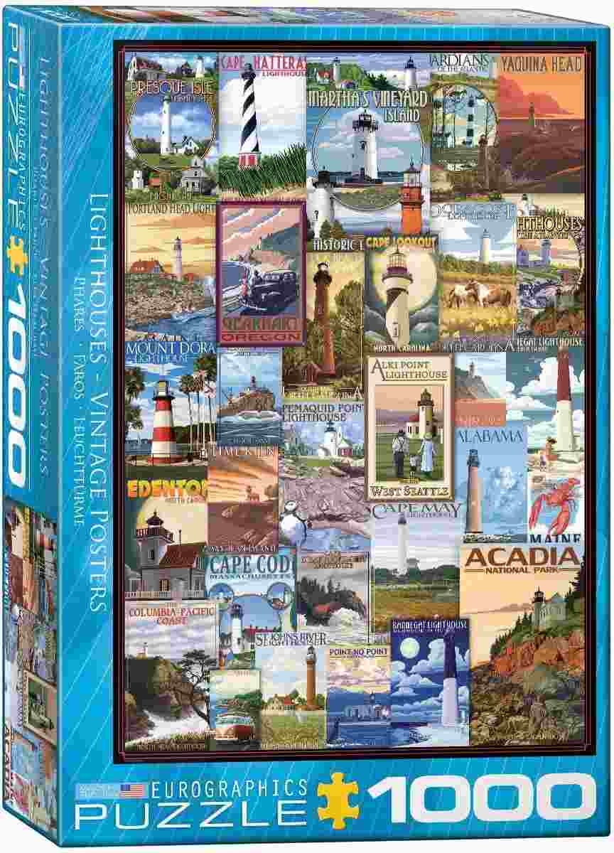 Lighthouses Vintage Posters