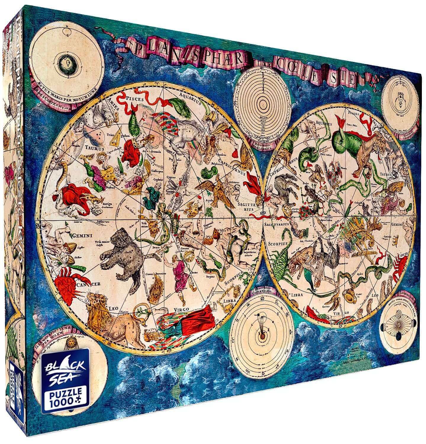 Sky Map, 1670, Frederick de Witt