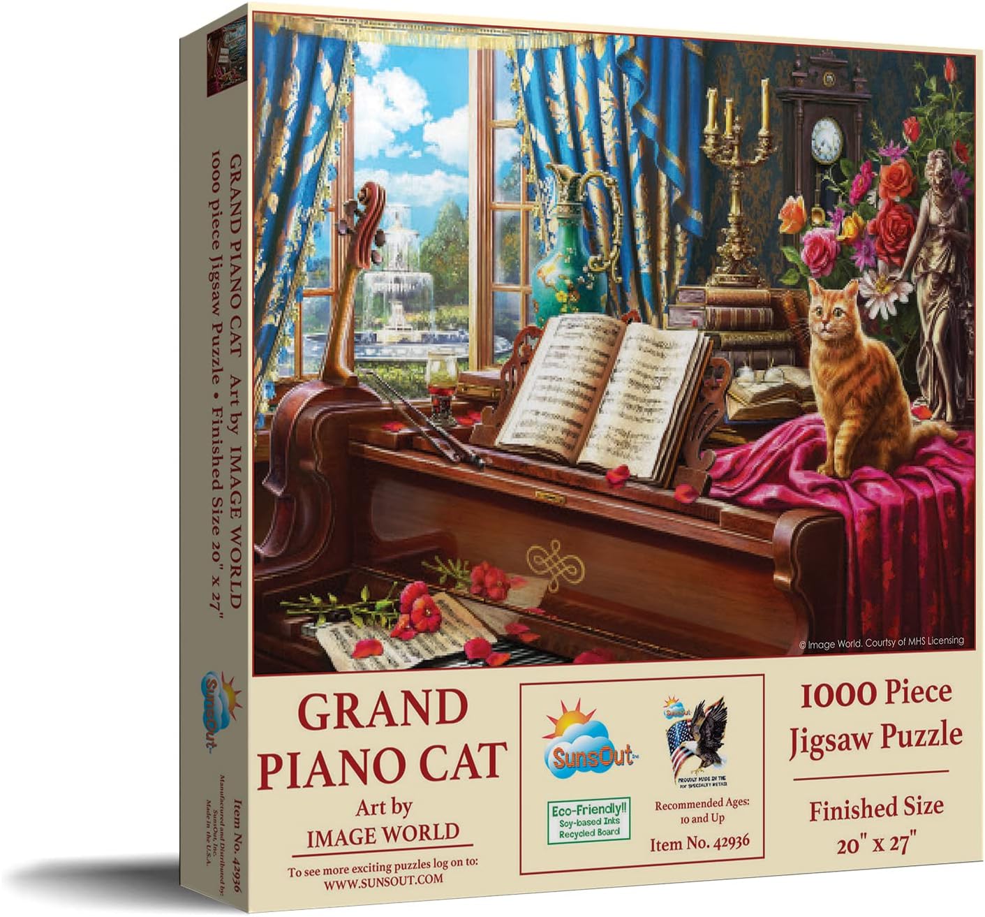 Grand Piano Cat