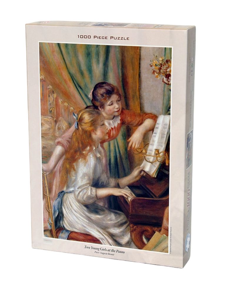 Two Young Girls at the Piano